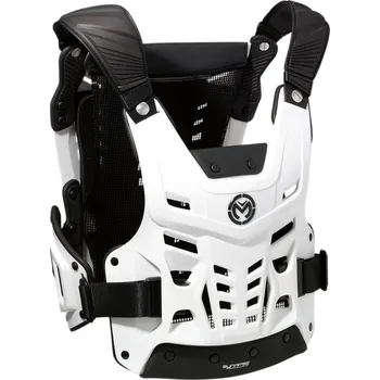 Motocyklový chránič hrudi a pátěře Hrudní chránič MOOSE RACING SYNAPSE LITE ROOST DEFLECTOR bílá vel. XL/XXL (Testován a certifikován podle normy EN 1621-2: 2014 / EN 1621-3: 2018)