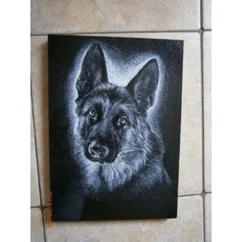 Smuteční dekorace Gravírovaná zvířátka výška 20 - 25 cm