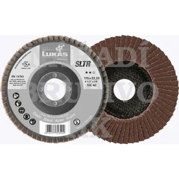 Brusný kotouč Lukas Lamelový kotouč 150x22,23 NK 40 SLTR talířový 4027497496846