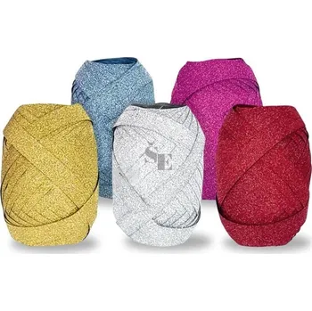 Bytový textil Klubíčko Gliter Jumbo 10mmx20m růžovo fialové 5660236, MFP Paper