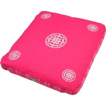 Dekorativní polštářek Meditační podložka Mandala růžová