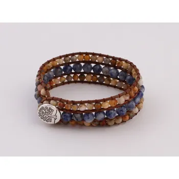 Souprava šperků Náramek Strom života achát a lapis