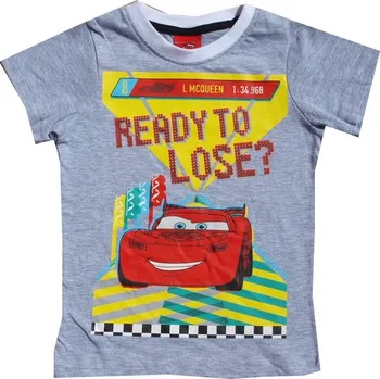 Chlapecké tričko xcena Cars trika bavlněné šedé Velikost: 5 roků