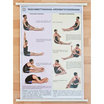 Plakát Paschimottanasan & Ardhmatsyendrasan