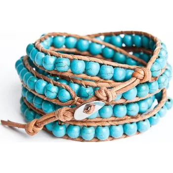 Souprava šperků 1. Náramek tyrkys světlý