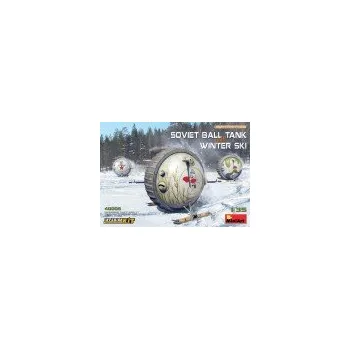 Plastikový model 1/35 Soviet Ball Tank Winter Ski w/ Interior Kit