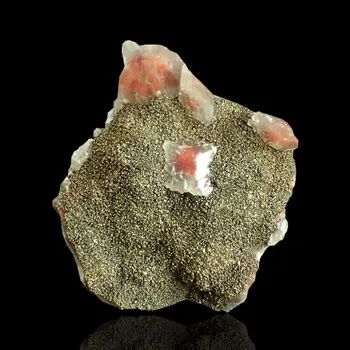 Přírodní kámen Kalcit s pyritem z Čech 55x50mm