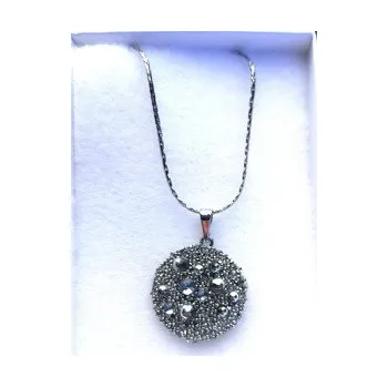 Náhrdelník Náhrdelník bižuterie - kulatý přívěsek (Moderní přívěsek placička, 2cm)