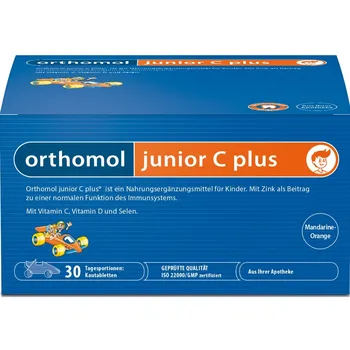 Orthomol Junior C plus mandarinka 30 tbl.