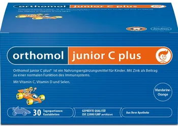 Orthomol Junior C plus mandarinka 30 tbl.