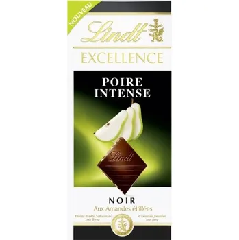 Čokoláda Čokoláda Lindt Excellence 100 g POIRE hruška (hořká čokoláda s hruškou)