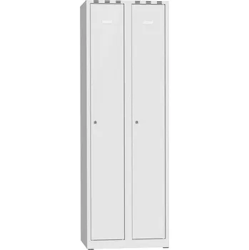 A42381 Šatní skříně dvouplášťové dveře dvouplášťové dveře Barvy skříní	 šedo-zelená RAL6011