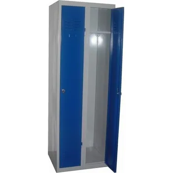 Šatní skříň KOVONA A5040 Kovová šatní skříň celošedá RAL7035