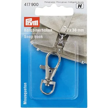 Karabinka Prym stříbrná 7x38 mm