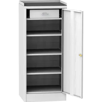 Skříňka na nářadí NAR 04AR Skříňka na nářadí dílenská Barvy skříní šedo-sv.modrá RAL5012