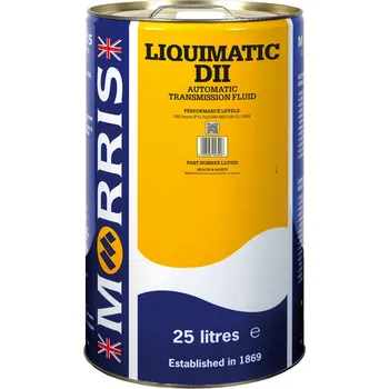 Převodový olej Morris Liquimatic DII Transmission Fluid (Dexron II®) , 25 l (Morris Lubricants - Made in UK)