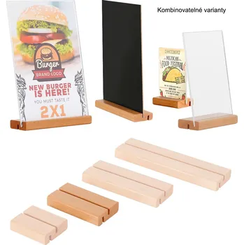 Dvojstranný držák 105 mm - Přírodní