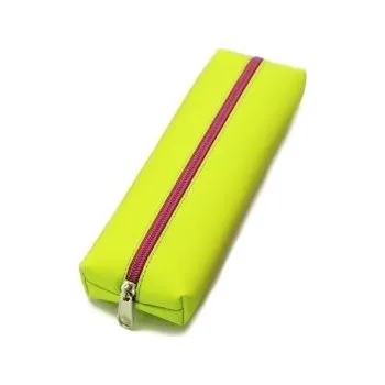 Penál MAKENOTES Pouzdro na tužky BASIC COLOR žlutozelené - velké
