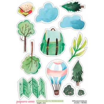 samolepka Papero amo - Samolepky arch - MY LIFE KIT 05-19 / Chleba