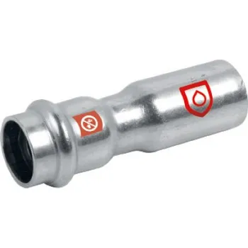 Vodovodní potrubí FRABOPRESS C-STEEL Redukce 28 x 15 mm FPC.C243.2815