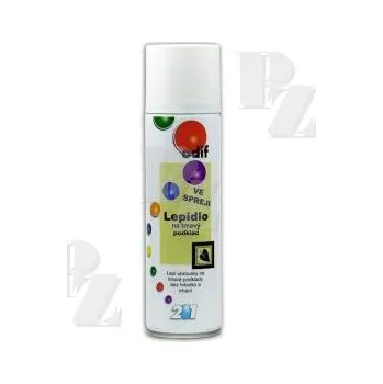 Průmyslové lepidlo Lepidlo ve spreji na tmavý podklad 250ml, Odif