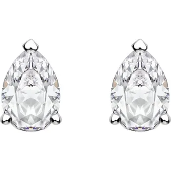 Náušnice Stříbrné náušnice Lyra s kubickou zirkonií Preciosa 5265 00, bílá