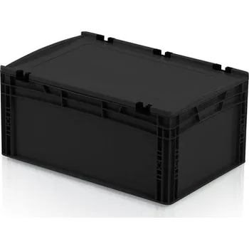 Zahradní úložný box ESD Euro přepravka s víkem 27 x 60 x 40 cm