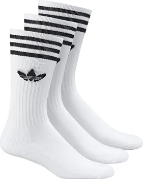 Pánské ponožky Adidas Crew Socks 3-pack S21489 White/Black