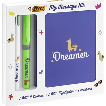 Bic Bic, 972091, My message kit, sada zápisníku a psacích potřeb, Dreamer
