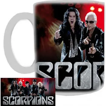 Scorpions - hrnek bílý - b