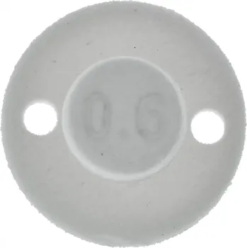 Umělá nástraha Plandavka Illex Bung 0,6g 10mm White/Glow