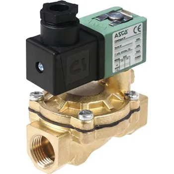Ventil E238-38A-24VDC solenoidový ventil 24 V DC nepřímo řízený 3/8" kompletní s cívkou a konektorem (ABAC)