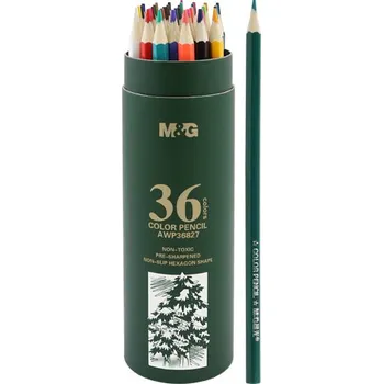 Pastelka Pastelky šestihranné M&G v pouzdře, sada 36 ks