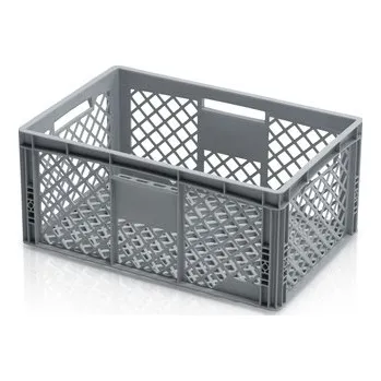 Zahradní úložný box Euro přepravka děrovaná 27 x 60 x 40 cm