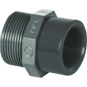 PVC tvarovka - Redukce 1 1/2“ ext. x 3/4“ int.
