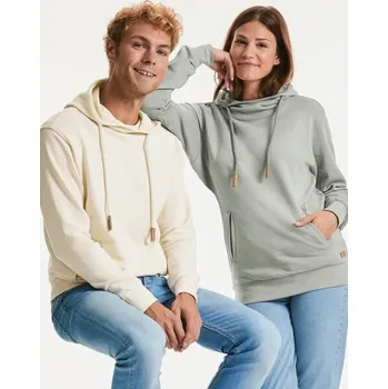 Dámská mikina Unisexová mikina z organické bavlny R209M (Pure Organic High Collar Hooded Sweat )