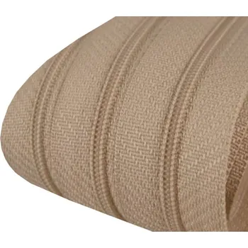 Zip Zip spirálový v metráži 3mm bílá káva