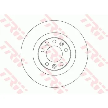 Brzdový kotouč TRW DF6667