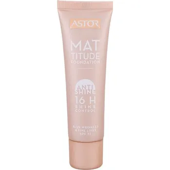 Make-up Astor Mattitude Foundation Anti Shine 16h Shine Control 30 ml 400 Amber