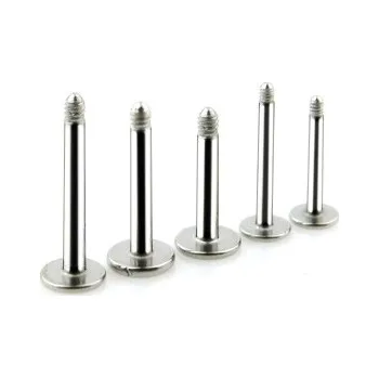 Piercing Piercingate Náhradní labreta ND00003 - Délka tyčky: 10 mm, Průměr tyčky: 1,6 mm