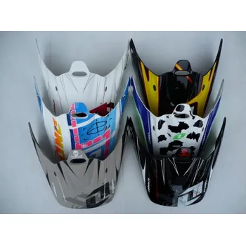 Helma na motorku Kšilt One Trooper - bílo/červeno/žlutý