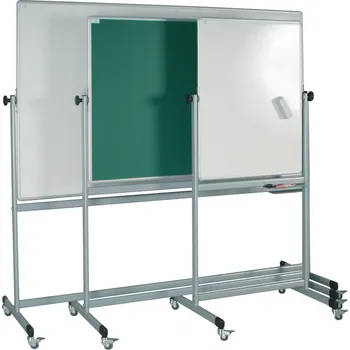 ekoTAB Pojízdná keramická tabule pro popis křídou 200x120 V40200120-2200