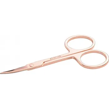 Kleštičky na řasy Růžově zlaté nůžtičky na umělé řasy Alpha Cosmetics