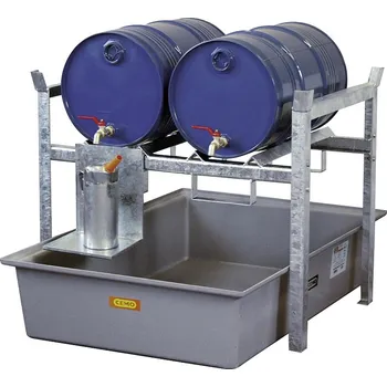 Dílenský regál CEMO Regál na sudy typ 400, varianta 1(7663)