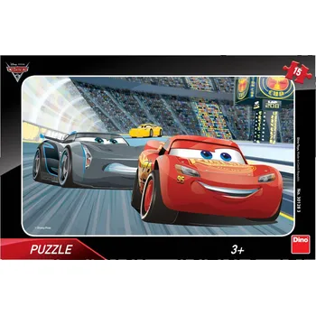 Puzzle Dino Cars 3 - 15 dílků