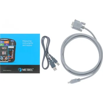 Revizní přístroj Metrel A 1291 - PC SW EuroLink PRO s USB a RS232 / PS2 Kabel