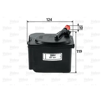 Palivový filtr Valeo 587501