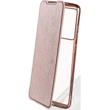 Forcell Electro Book flipové pouzdro pro Samsung Galaxy S20 Ultra růžově zlatá (rose gold)