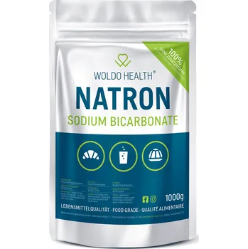 Přírodní produkt WoldoHealth Natron Sodium Bicarbonate 1000 g