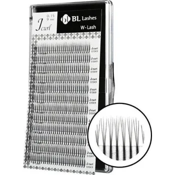 Péče o řasy a obočí BL LASHES BL W Lash (3D) C (výprodej) Zakřivení: C, Síla řas: 0,07, Délka řas: 14 mm